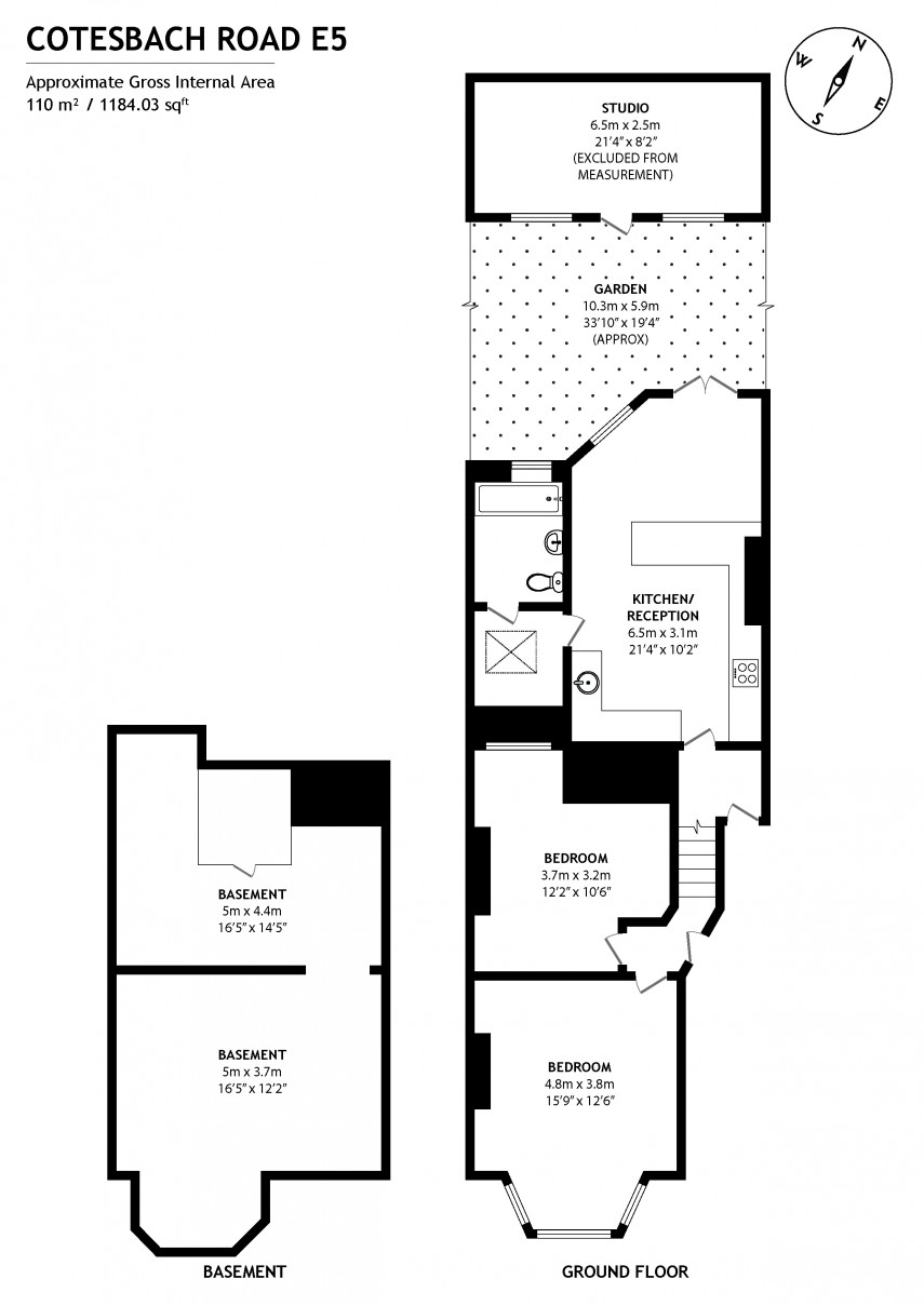 Floorplan for Cotesbach Road, E5