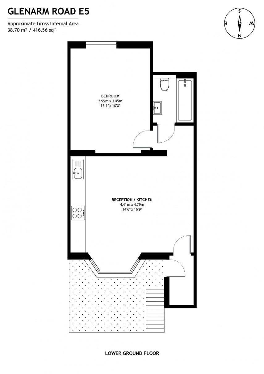 Floorplan for Glenarm Road, E5