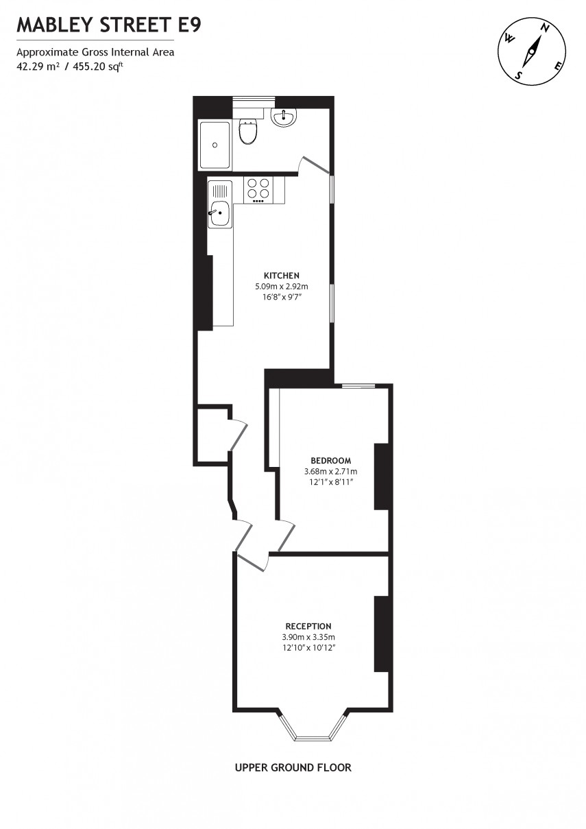 Floorplan for Mabley Street, E9