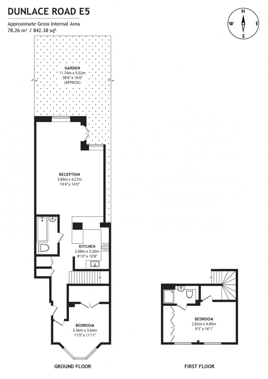 Floorplan for Dunlace Road, E5
