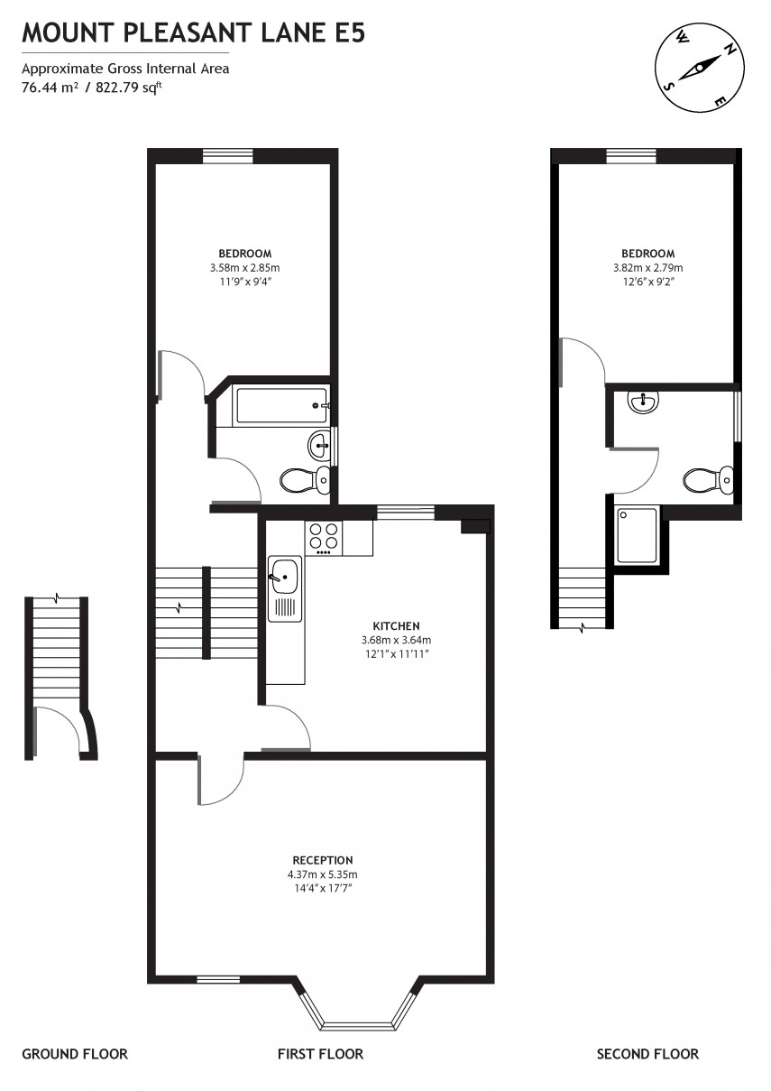 Floorplan for Mount Pleasant Lane, E5