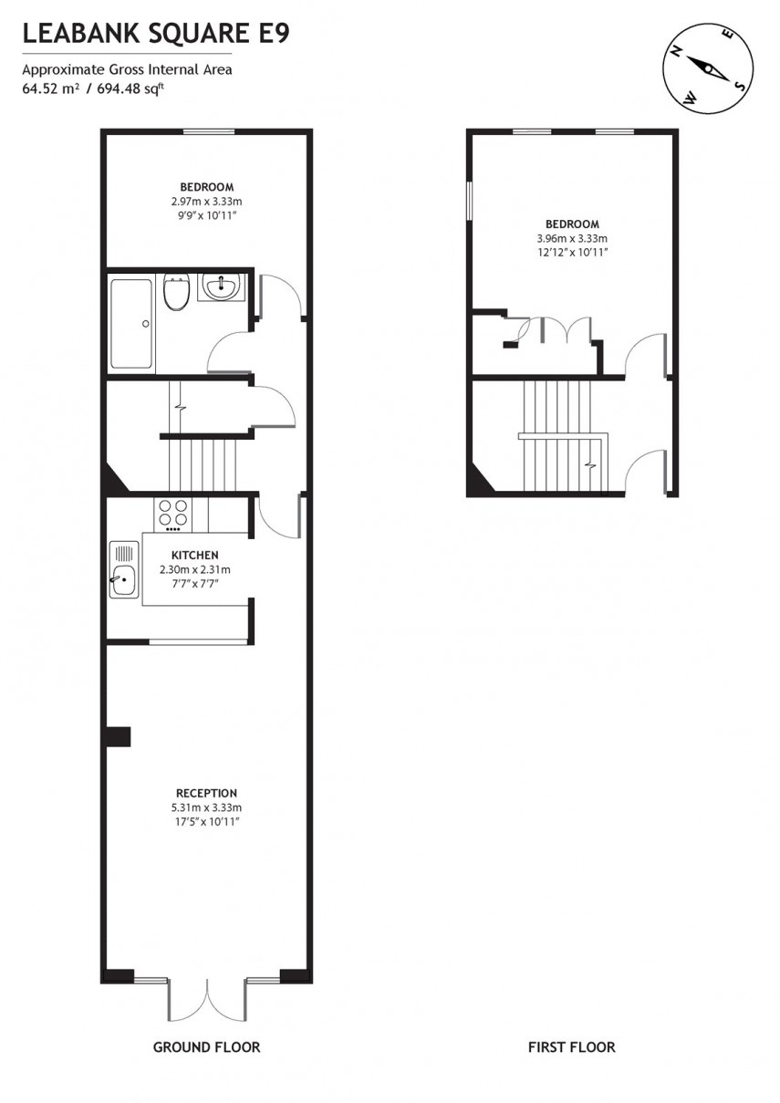 Floorplan for Leabank Square, E9