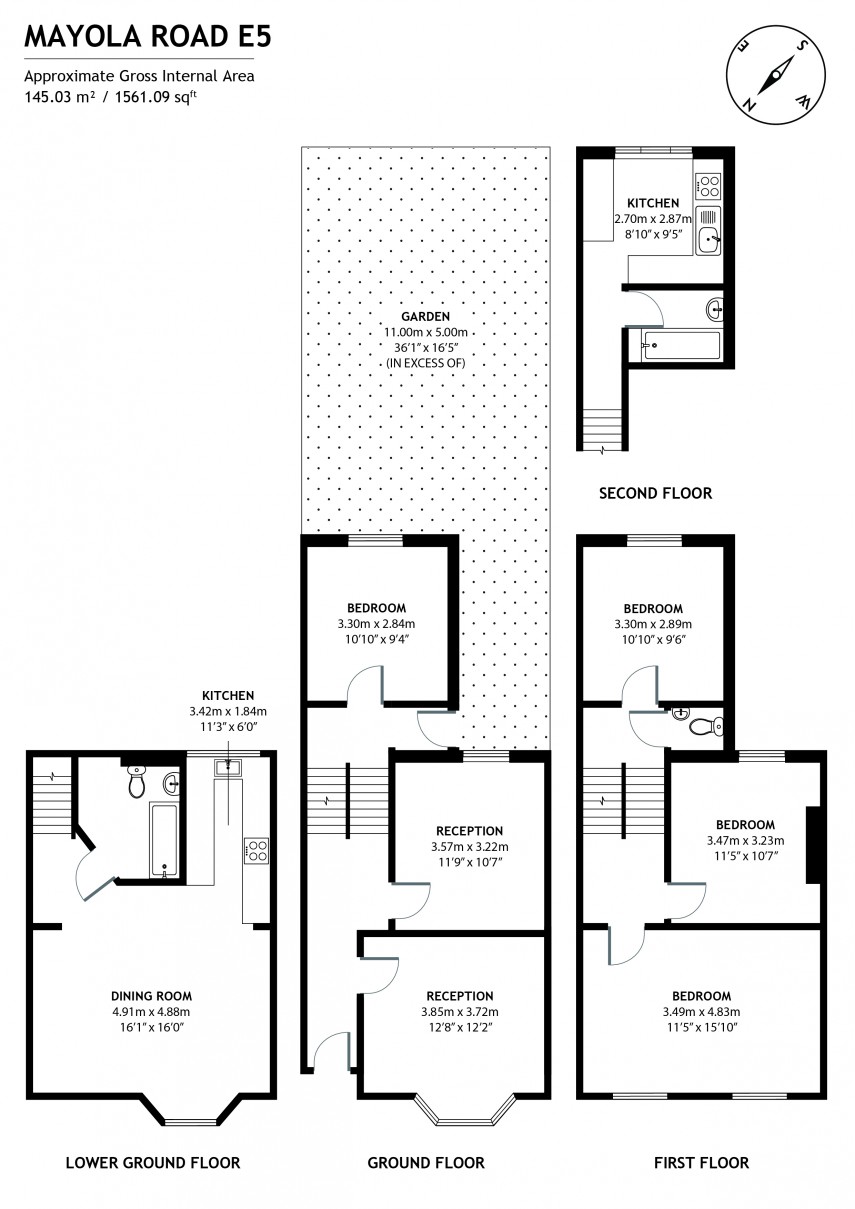 Floorplan for Mayola Road, E5