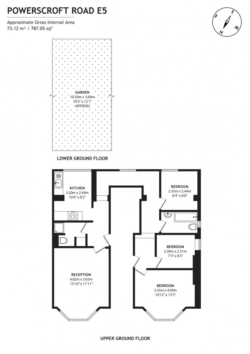 Floorplan for Powerscroft Road, E5