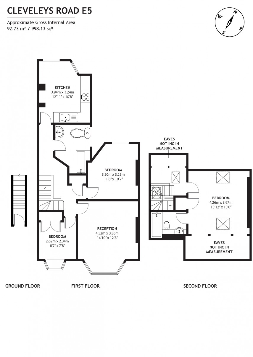 Floorplan for Cleveleys Road, E5