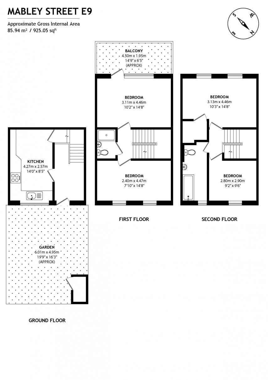 Floorplan for Mabley Street, E9