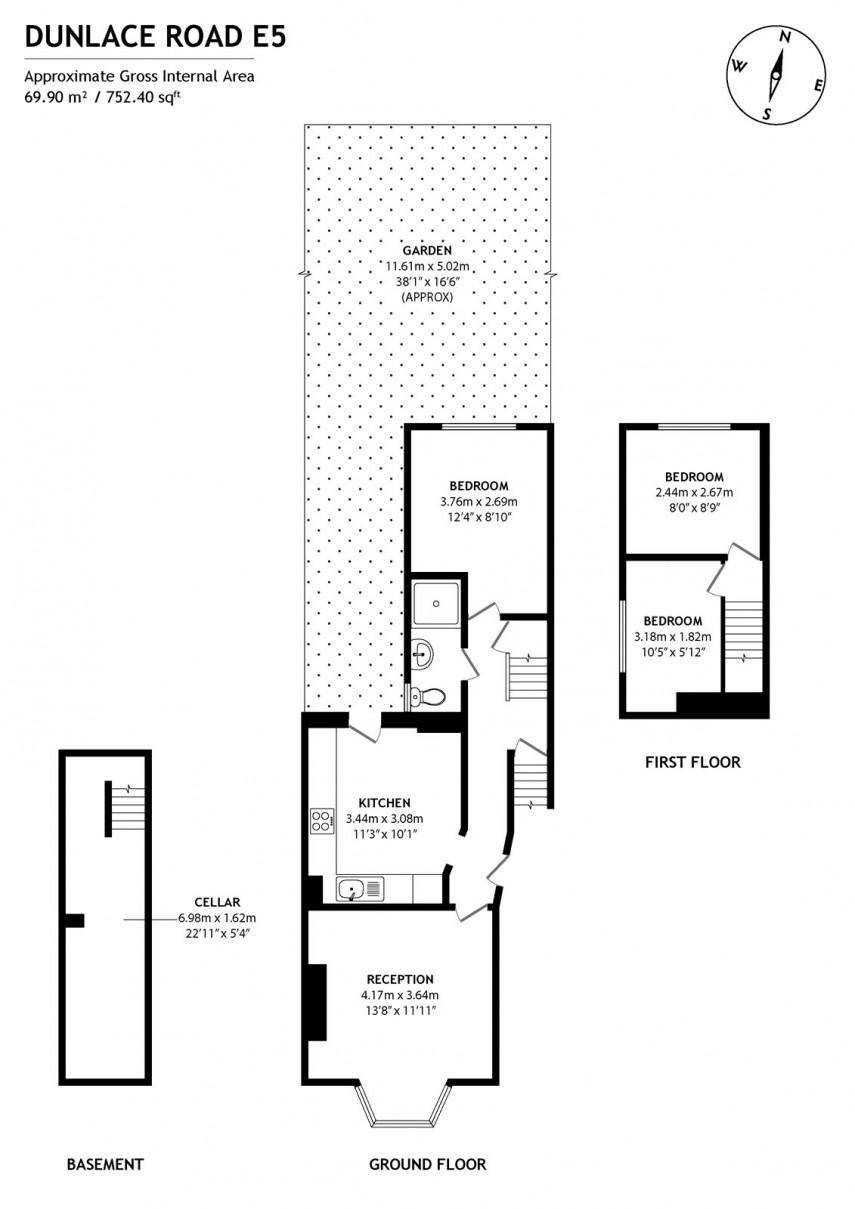 Floorplan for Dunlace Road, E5