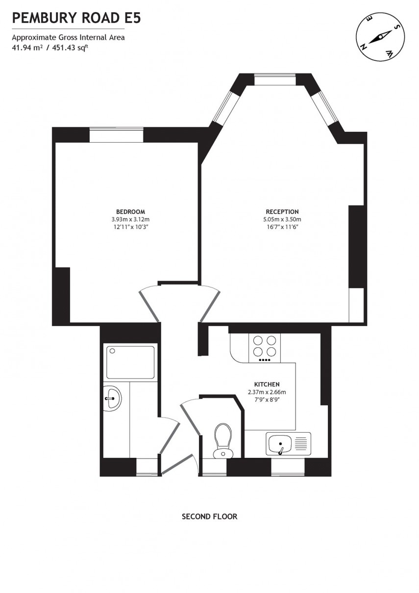 Floorplan for Cranbrook House, E5