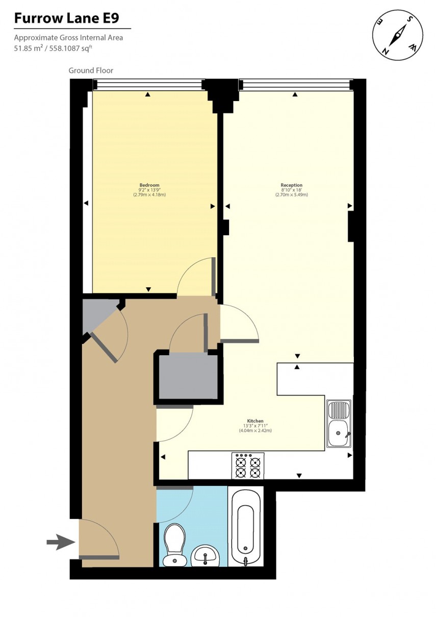 Floorplan for Furrow Lane, E9