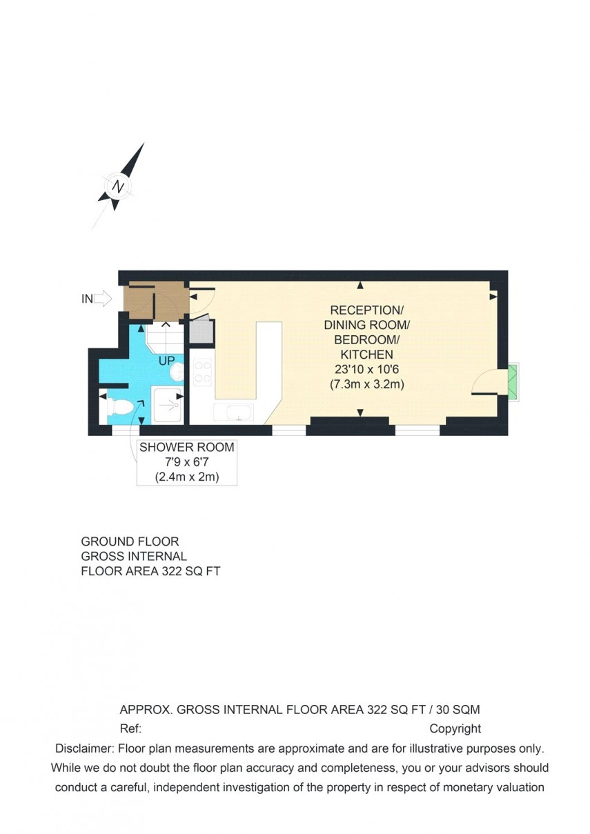 Floorplan for Chatsworth Road, E5