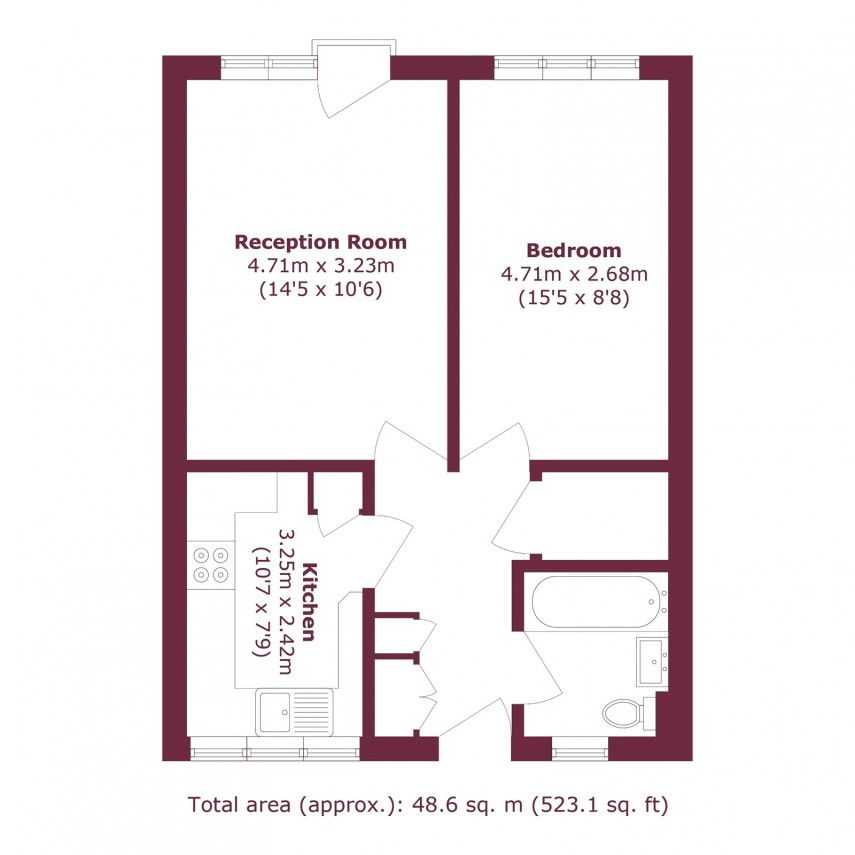Floorplan for Penda's Mead, E9