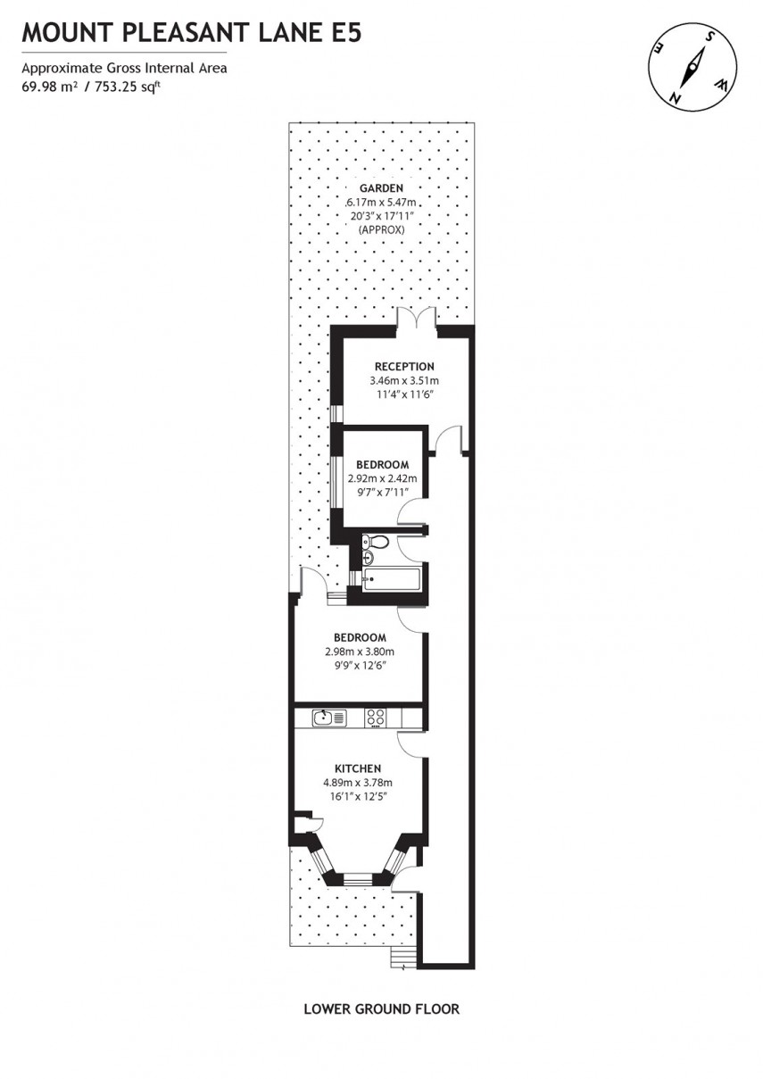 Floorplan for Mount Pleasant Lane, E5