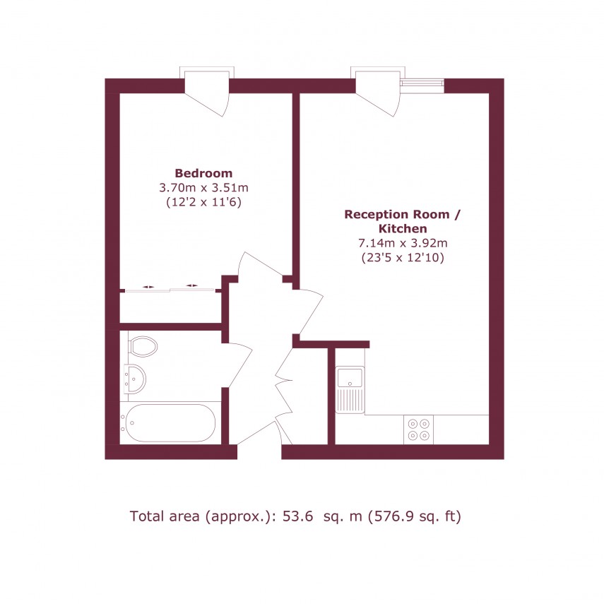 Floorplan for Blues Street, E8