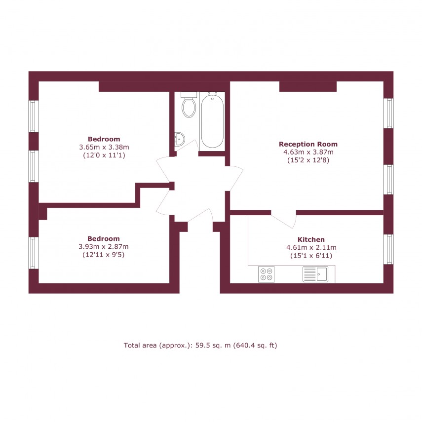 Floorplan for Amhurst Park, N16