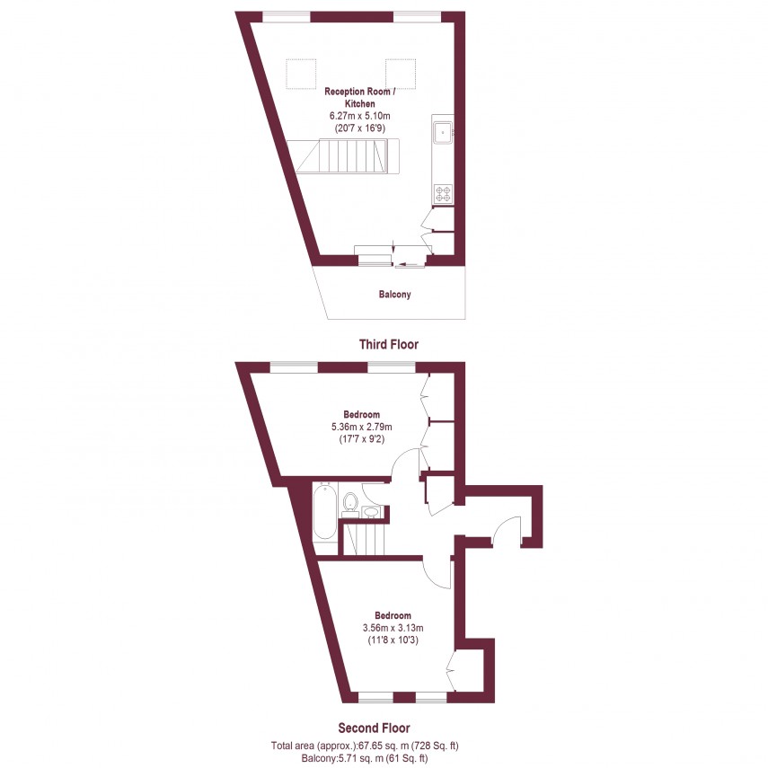 Floorplan for Mare Street, E8