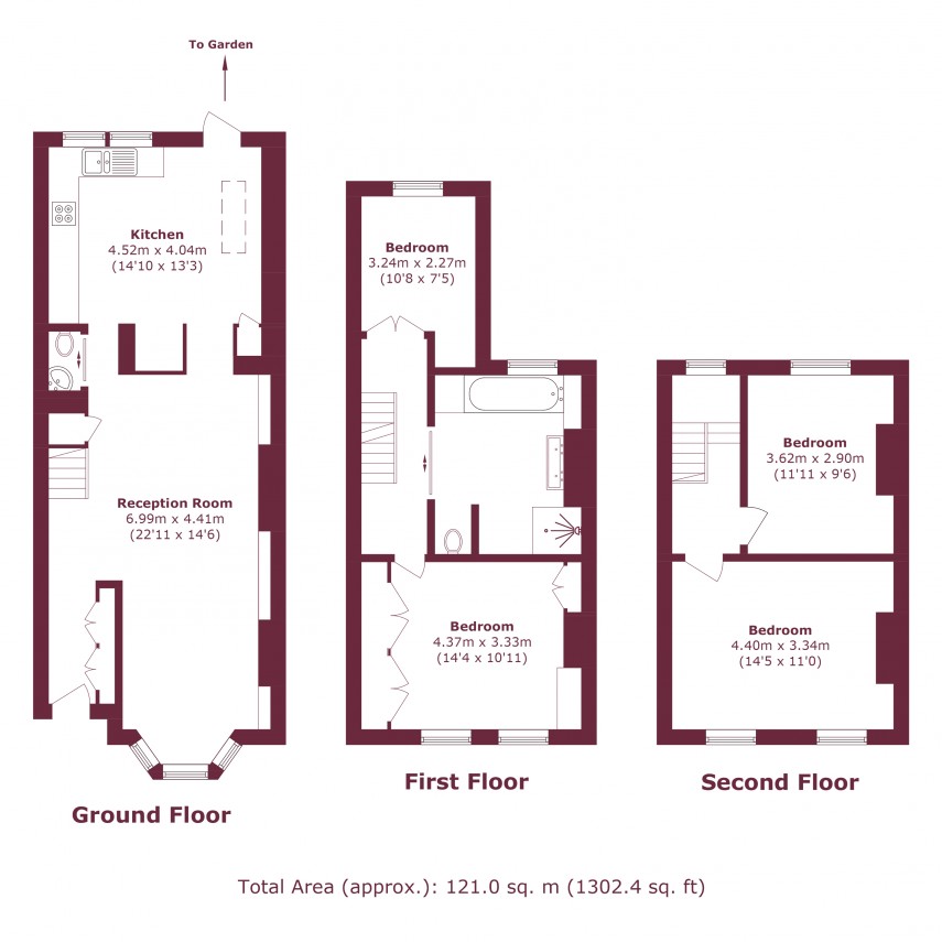 Floorplan for Glyn Road, E5