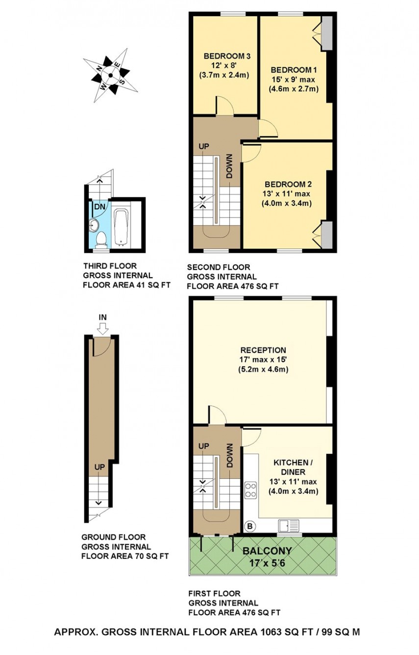 Floorplan for Chatsworth Road, E5