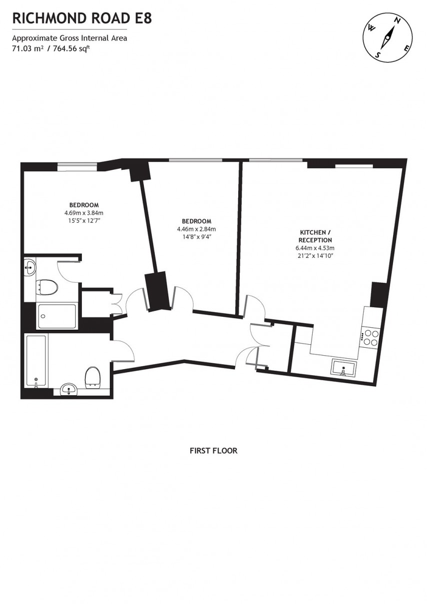 Floorplan for Arthaus Apartments, E8