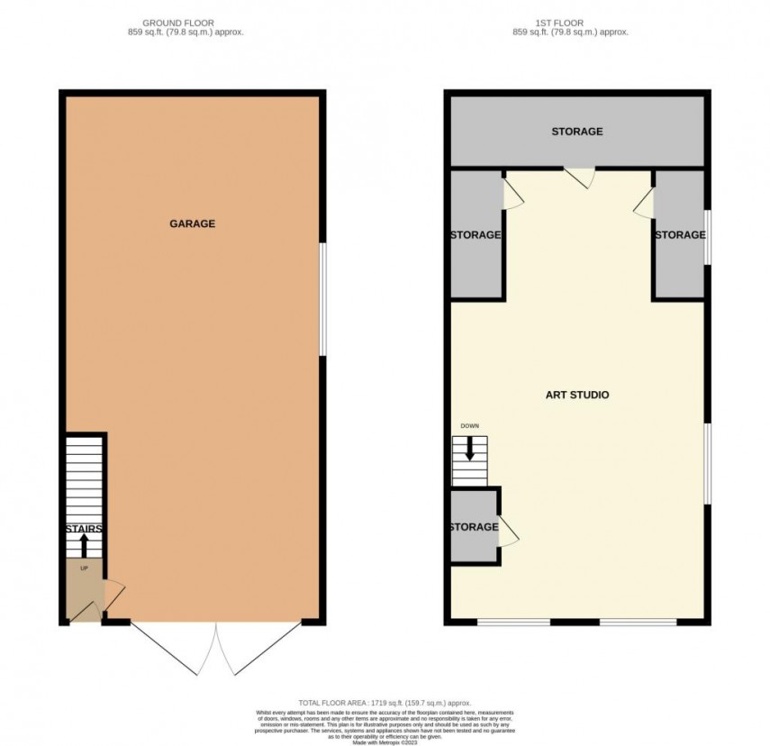 Floorplan for Buxton Dairy Supplies Ltd 20 Dale Road, Buxton, SK17