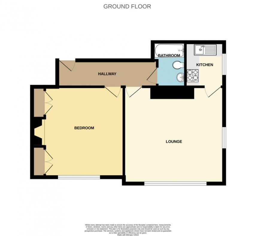 Floorplan for Palace Mansions, 6 Marlborough Road, Buxton, SK17