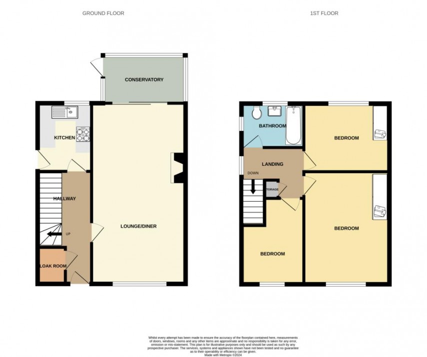 Floorplan for Derwent Road, Buxton, SK17