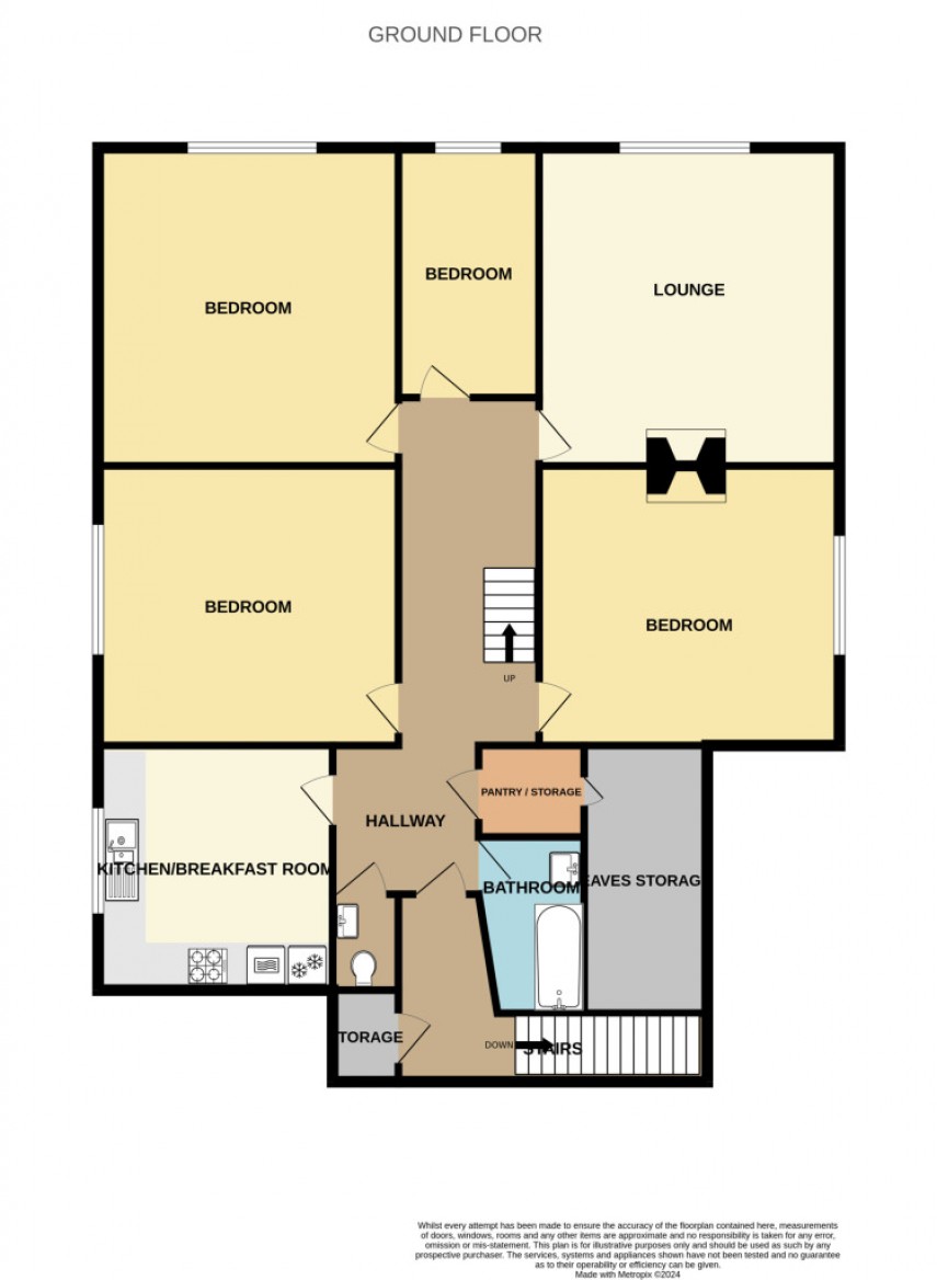 Floorplan for Carlisle House, Buxton, SK17