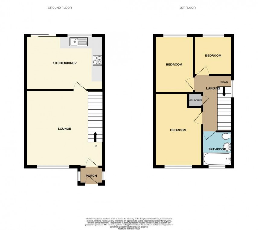 Floorplan for Smithbrook Close, High Peak, SK23