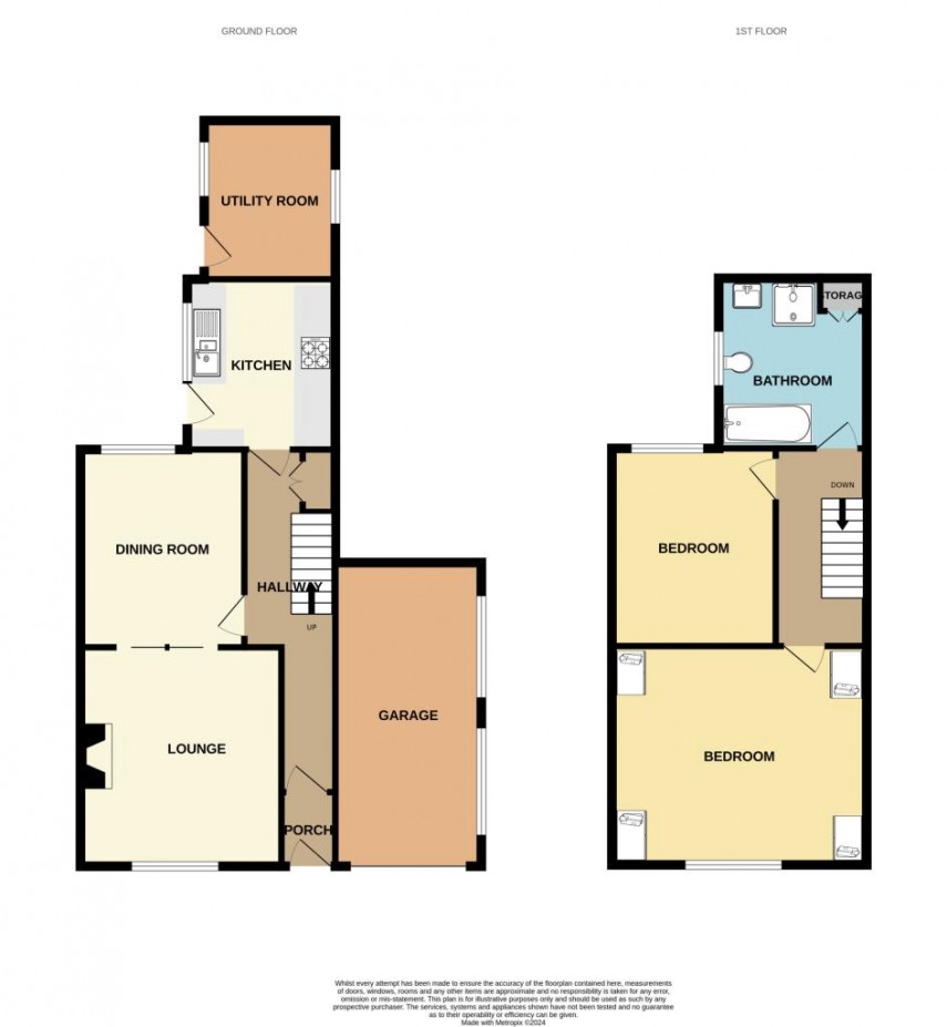 Floorplan for Railway Terrace, Buxton, SK17