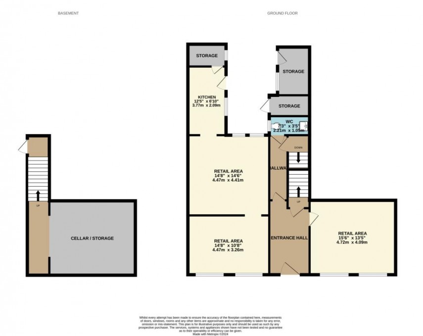 Floorplan for The Square, Buxton, SK17