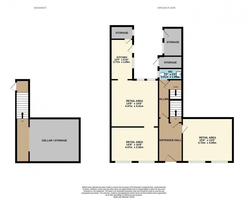 Floorplan for The Square, Buxton