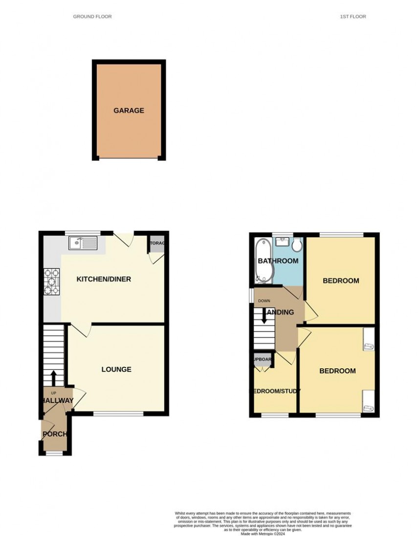 Floorplan for School Road, Buxton