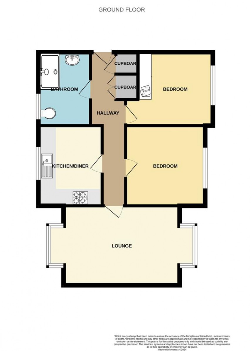 Floorplan for 3 Silverlands Park, Buxton