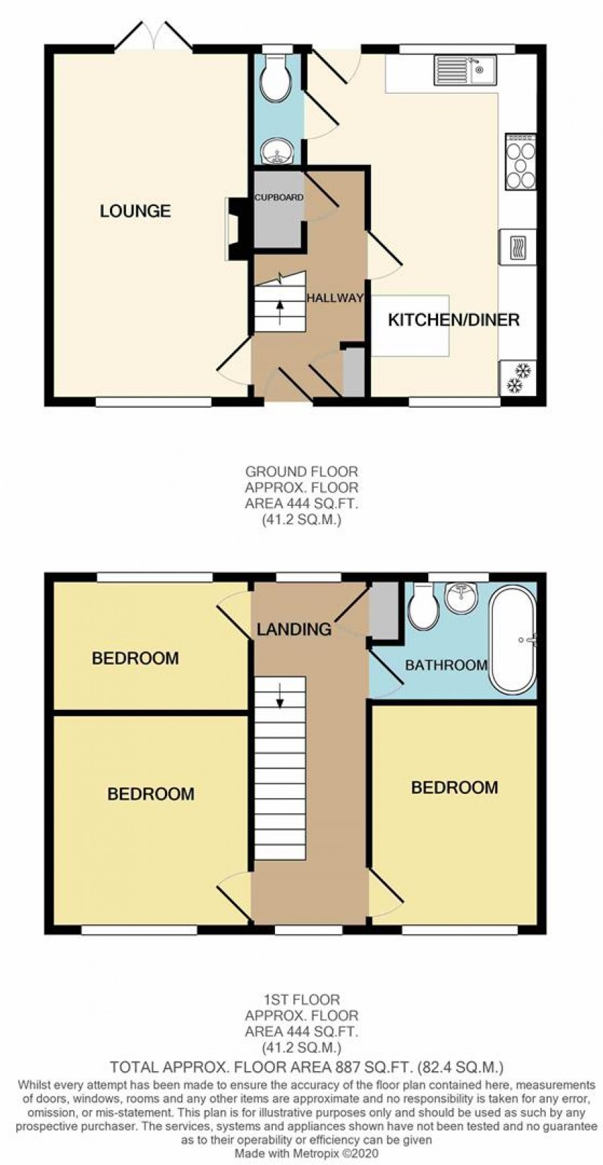 Floorplan for Park Crescent, Chapel-En-Le-Frith