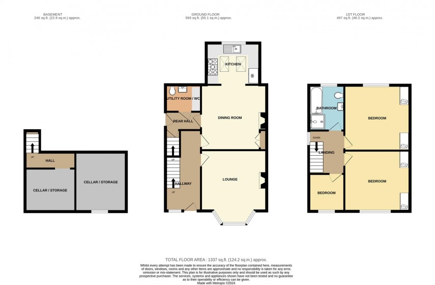 Floorplan for Heath Grove, Buxton