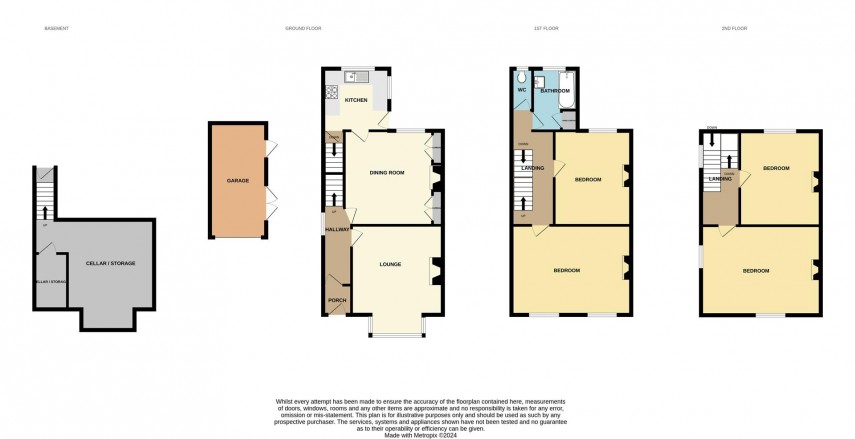 Floorplan for Brown Edge Road, Buxton