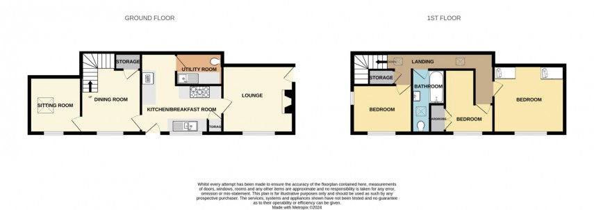 Floorplan for Smalldale Farm, Smalldale, Buxton