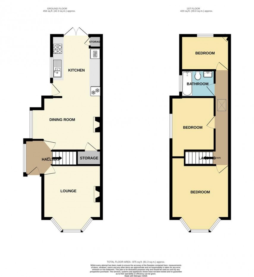 Floorplan for Heath Grove, Buxton