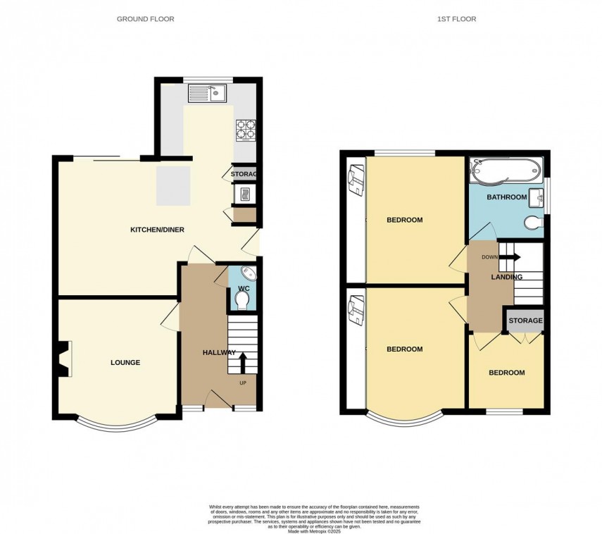 Floorplan for Haddon Road, Buxton