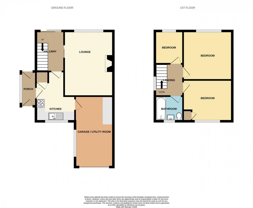 Floorplan for Ladycroft Avenue, Buxton