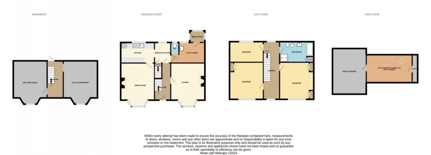 Floorplan for Brown Edge Road, Buxton