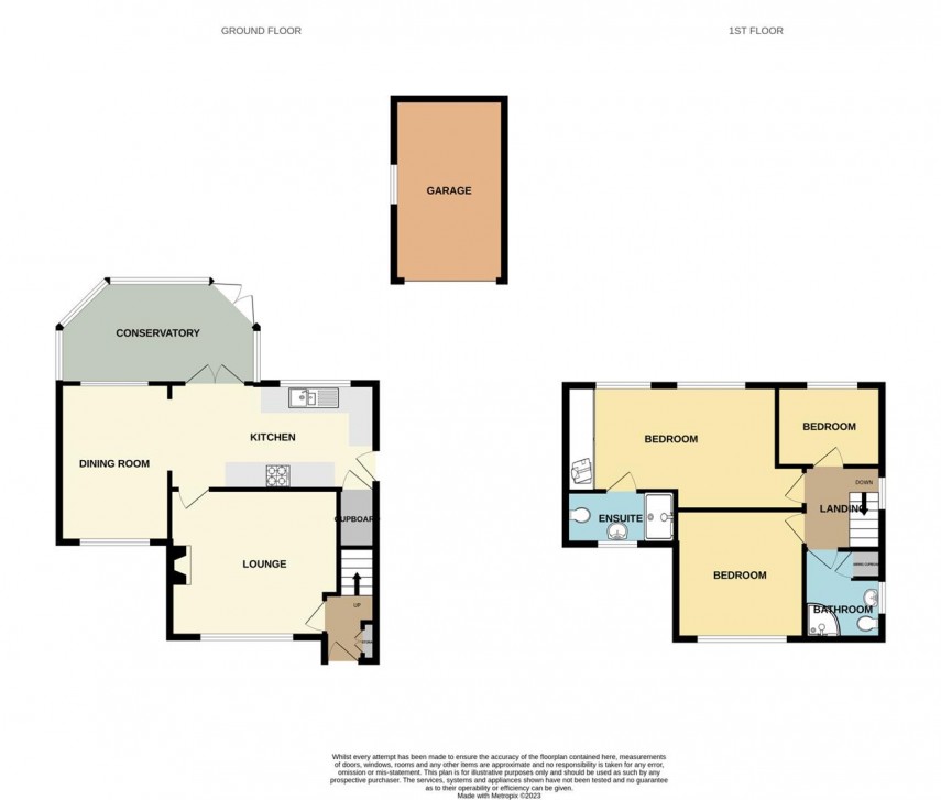 Floorplan for Cumberland Close, Buxton