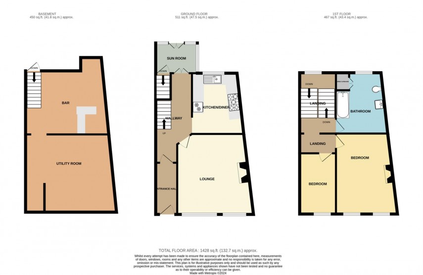 Floorplan for Hall Bank, Buxton