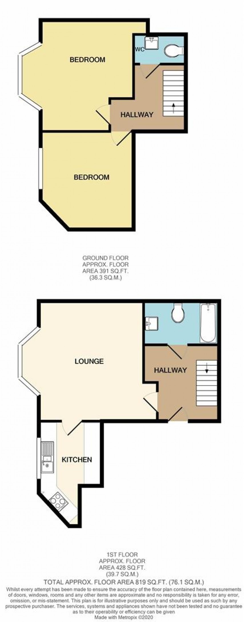 Floorplan for Hartington Road, Buxton