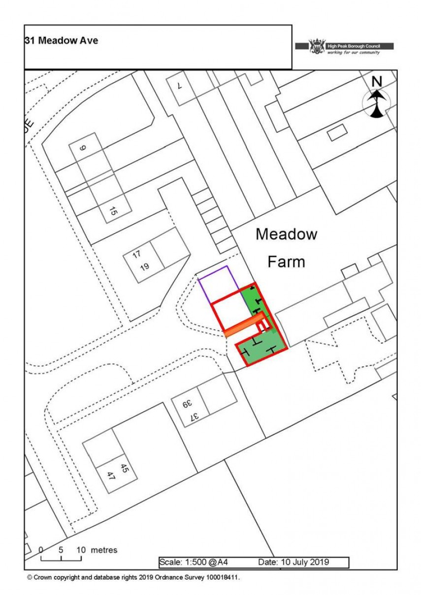 Floorplan for Meadow Avenue, Peak Dale, Buxton
