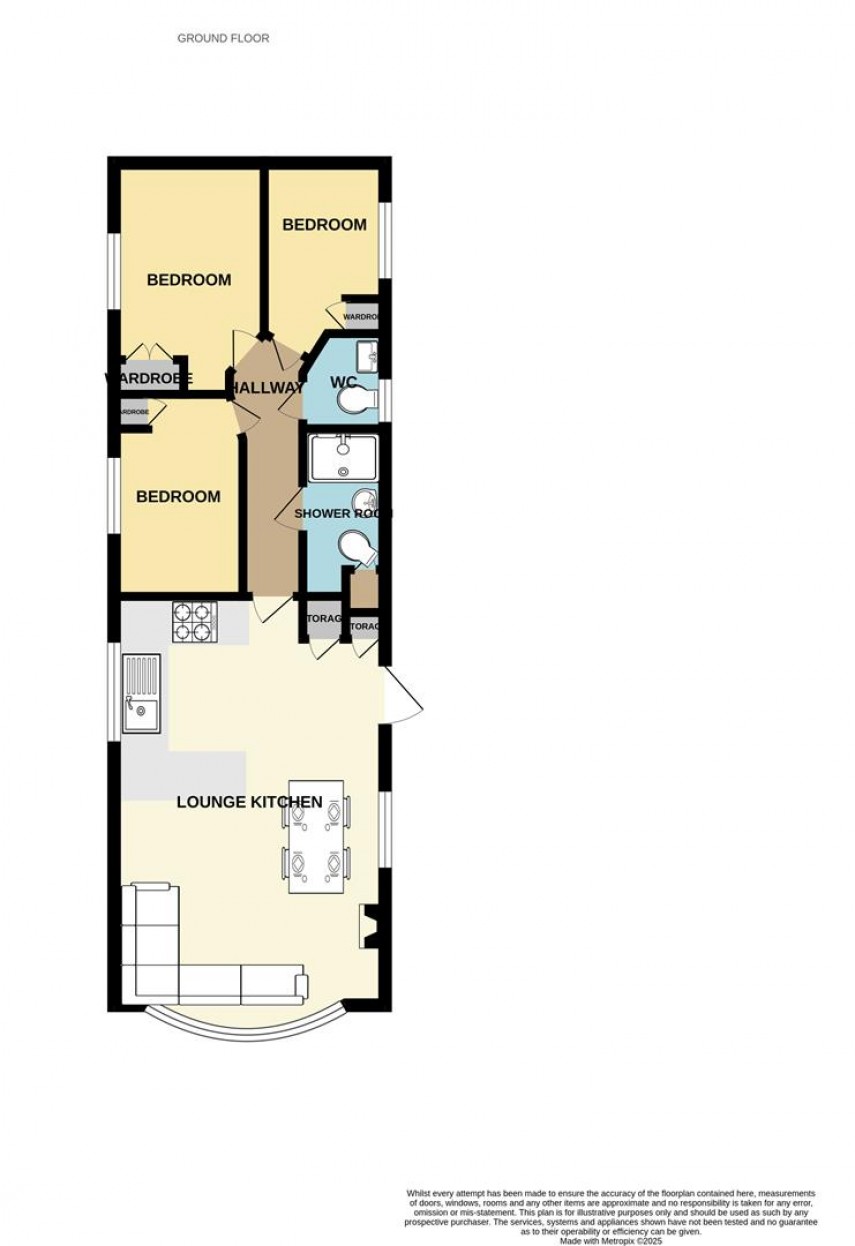 Floorplan for High Meadow, Newhaven, Buxton