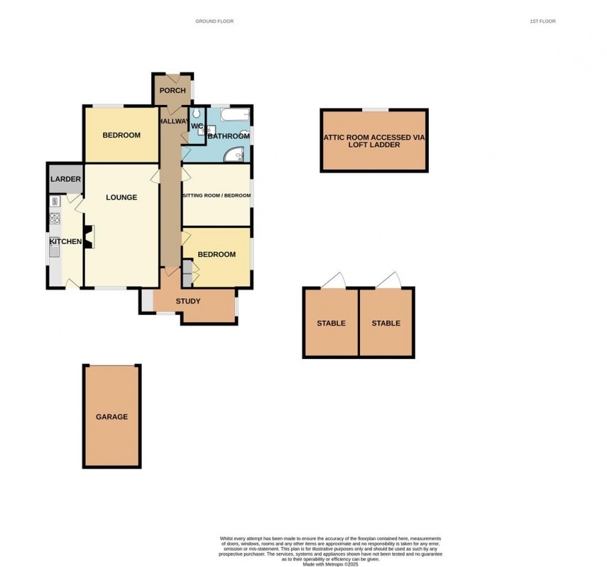 Floorplan for Nursery Drive, Buxton