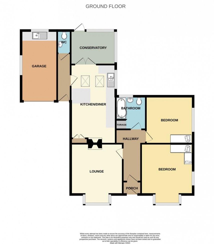 Floorplan for Queens Road, Buxton