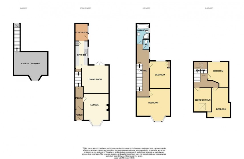 Floorplan for Rock Terrace, Buxton