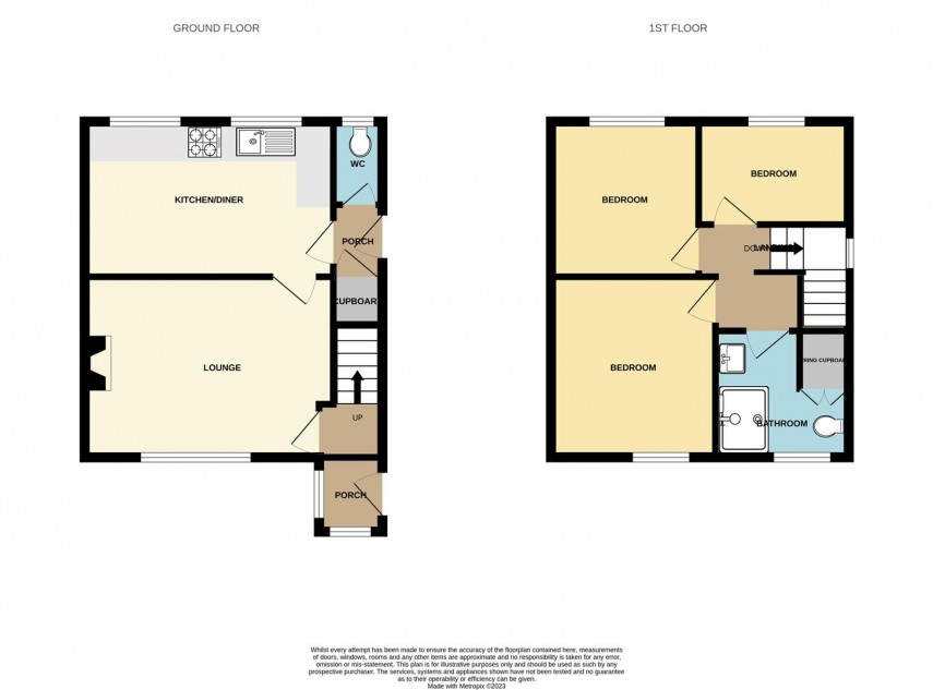 Floorplan for Queens Road, Buxton