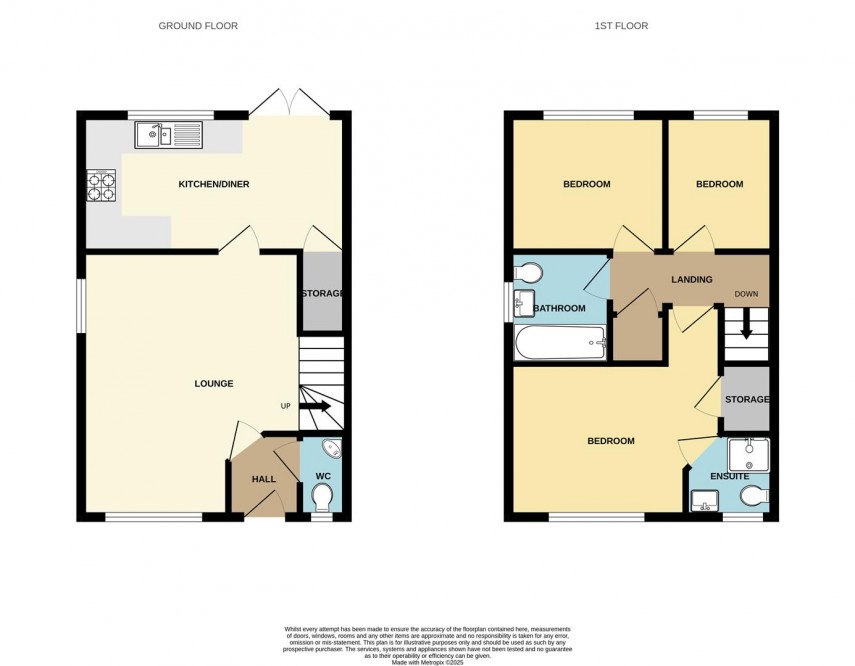 Floorplan for Curlew Avenue, Buxton